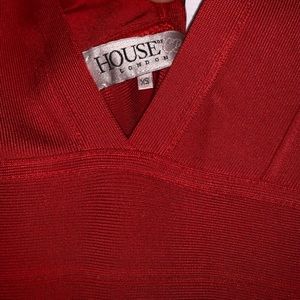 House of CB Red Bodycon Dress